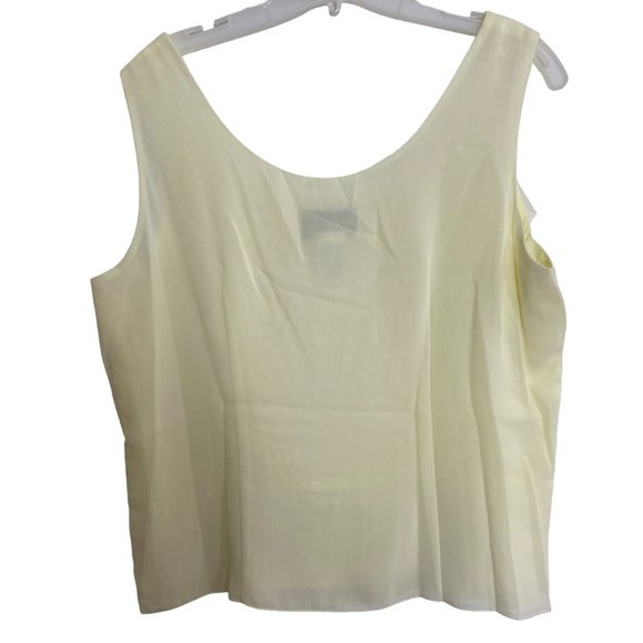 (4-128) Jordan Beige Tank Top With Ruffles on the Front Side Zipper - Picture 2 of 12